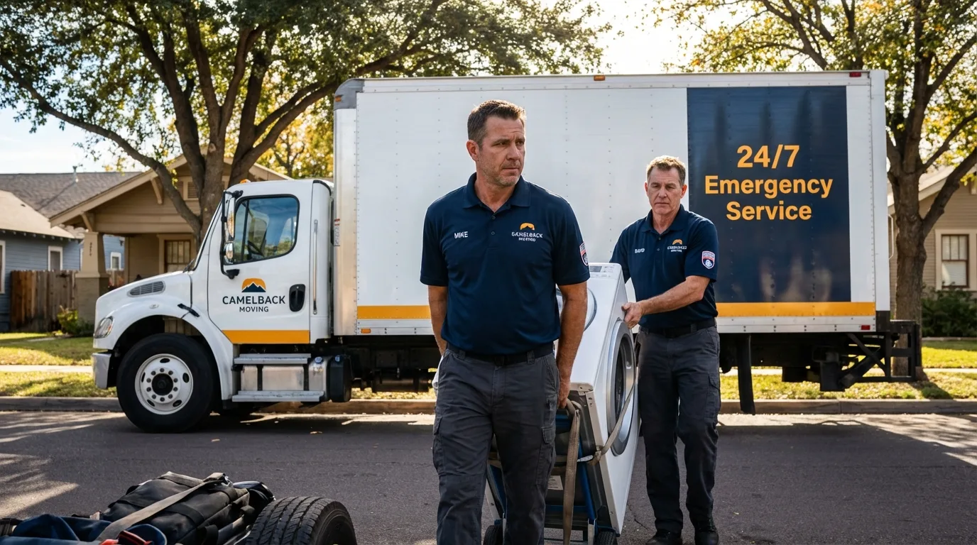 CamelBack Moving crew loading furniture in Tuba City, AZ